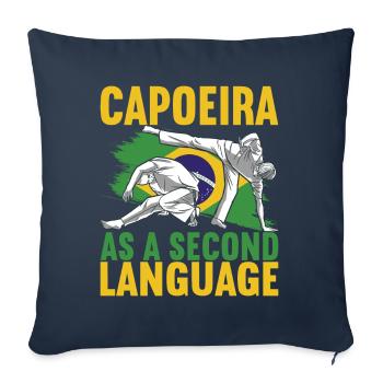 Capoeira Capoeirista - Sofa pillowcase 17,3'' x 17,3'' (45 x 45 cm) - navy - Front