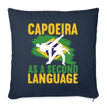 Capoeira Capoeirista - Sofa pillowcase 17,3'' x 17,3'' (45 x 45 cm) - navy - Front
