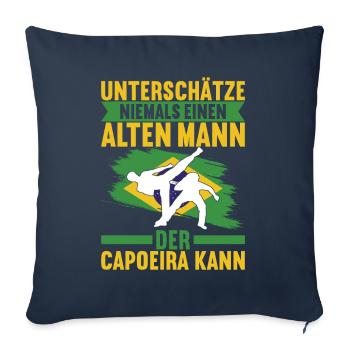 Capoeira Capoeirista - Sofa pillowcase 17,3'' x 17,3'' (45 x 45 cm) - navy - Front