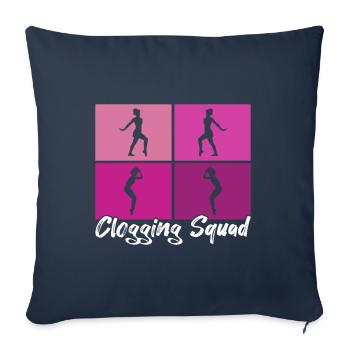 Tap Dance Tap Dancer - Sofa pillowcase 17,3'' x 17,3'' (45 x 45 cm) - navy - Front