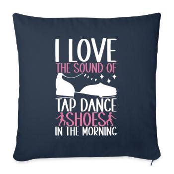 Tap Dance Tap Dancer - Sofa pillowcase 17,3'' x 17,3'' (45 x 45 cm) - navy - Front