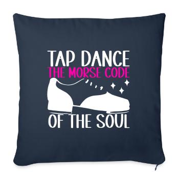Tap Dance Tap Dancer - Sofa pillowcase 17,3'' x 17,3'' (45 x 45 cm) - navy - Front