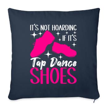 Tap Dance Tap Dancer - Sofa pillowcase 17,3'' x 17,3'' (45 x 45 cm) - navy - Front