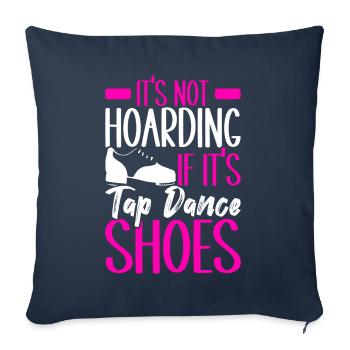 Tap Dance Tap Dancer - Sofa pillowcase 17,3'' x 17,3'' (45 x 45 cm) - navy - Front