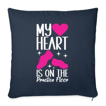 Tap Dance Tap Dancer - Sofa pillowcase 17,3'' x 17,3'' (45 x 45 cm) - navy - Front
