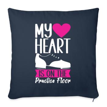 Tap Dance Tap Dancer - Sofa pillowcase 17,3'' x 17,3'' (45 x 45 cm) - navy - Front