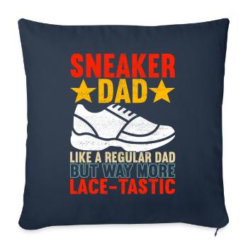 Sneakerhead Sneaker Collector - Sofakissenbezug 45 x 45 cm - Navy - Vorne