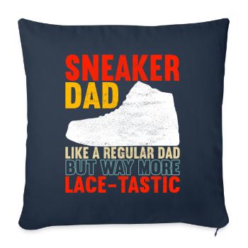 Sneakerhead Sneaker Collector - Sofakissenbezug 45 x 45 cm - Navy - Vorne
