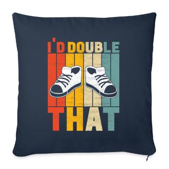 Sneakerhead Sneaker Collector - Sofakissenbezug 45 x 45 cm - Navy - Vorne