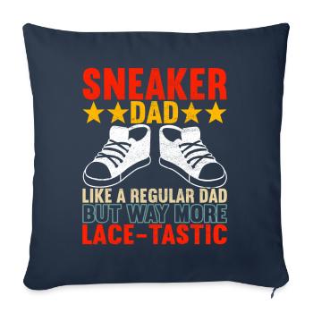 Sneakerhead Sneaker Collector - Sofakissenbezug 45 x 45 cm - Navy - Vorne