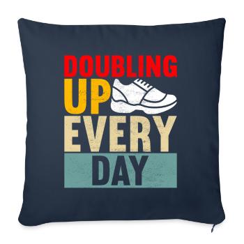 Sneakerhead Sneaker Collector - Sofa pillowcase 17,3'' x 17,3'' (45 x 45 cm) - navy - Front
