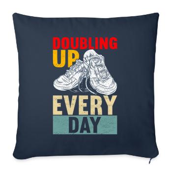 Sneakerhead Sneaker Collector - Sofakissenbezug 45 x 45 cm - Navy - Vorne