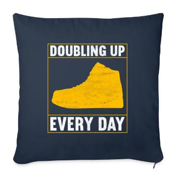 Sneakerhead Sneaker Collector - Sofa pillowcase 17,3'' x 17,3'' (45 x 45 cm) - navy - Front