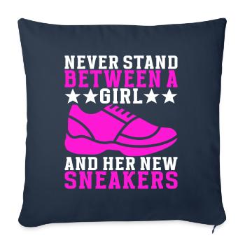 Sneakerhead Sneaker Collector - Sofakissenbezug 45 x 45 cm - Navy - Vorne