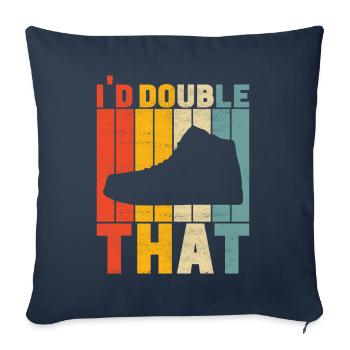 Sneakerhead Sneaker Collector - Sofa pillowcase 17,3'' x 17,3'' (45 x 45 cm) - navy - Front