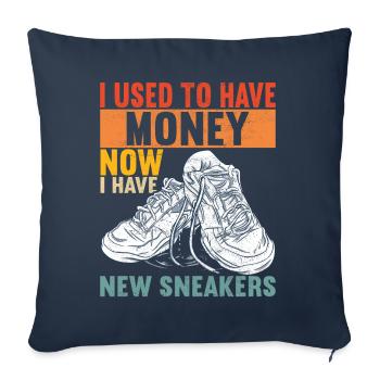 Sneakerhead Sneaker Collector - Sofakissenbezug 45 x 45 cm - Navy - Vorne