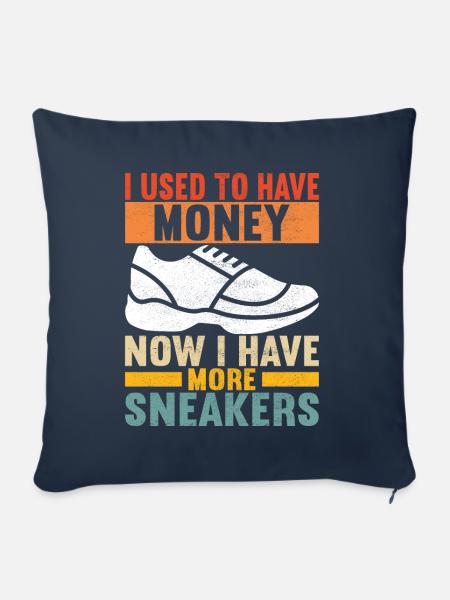 Sneakerhead Sneaker Collector - Sofakissenbezug 45 x 45 cm - Navy