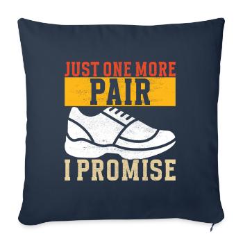 Sneakerhead Sneaker Collector - Sofa pillowcase 17,3'' x 17,3'' (45 x 45 cm) - navy - Front