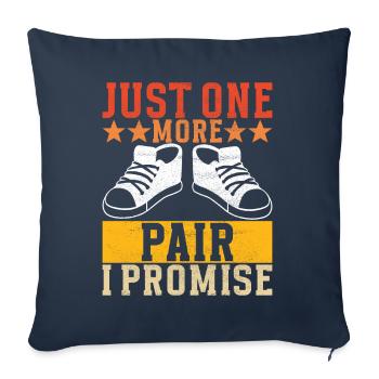 Sneakerhead Sneaker Collector - Sofa pillowcase 17,3'' x 17,3'' (45 x 45 cm) - navy - Front