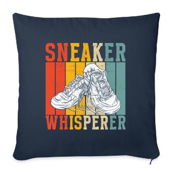 Sneakerhead Sneaker Collector - Sofa pillowcase 17,3'' x 17,3'' (45 x 45 cm) - navy - Front