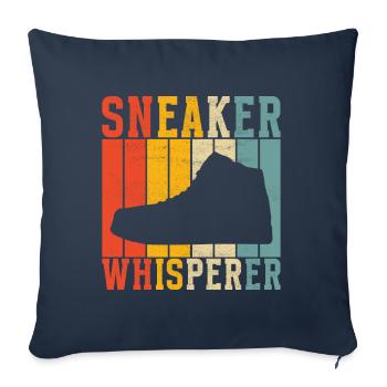 Sneakerhead Sneaker Collector - Sofakissenbezug 45 x 45 cm - Navy - Vorne