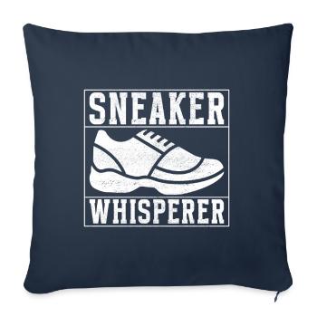 Sneakerhead Sneaker Collector - Sofakissenbezug 45 x 45 cm - Navy - Vorne
