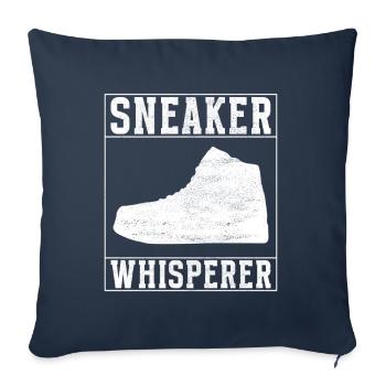 Sneakerhead Sneaker Collector - Sofakissenbezug 45 x 45 cm - Navy - Vorne