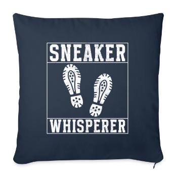 Sneakerhead Sneaker Collector - Sofakissenbezug 45 x 45 cm - Navy - Vorne