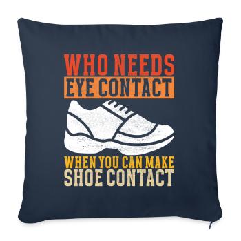 Sneakerhead Sneaker Collector - Sofakissenbezug 45 x 45 cm - Navy - Vorne