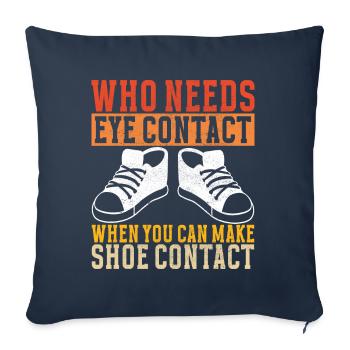 Sneakerhead Sneaker Collector - Sofa pillowcase 17,3'' x 17,3'' (45 x 45 cm) - navy - Front