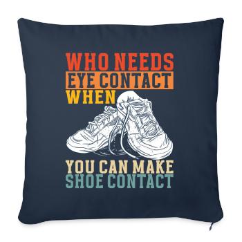 Sneakerhead Sneaker Collector - Sofakissenbezug 45 x 45 cm - Navy - Vorne