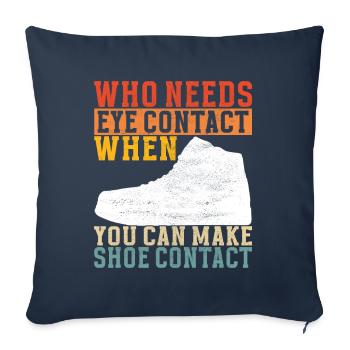Sneakerhead Sneaker Collector - Sofakissenbezug 45 x 45 cm - Navy - Vorne