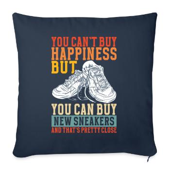 Sneakerhead Sneaker Collector - Sofakissenbezug 45 x 45 cm - Navy - Vorne