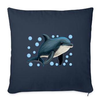 Marine Biology Marine Biologist - Sofa pillowcase 17,3'' x 17,3'' (45 x 45 cm) - navy - Front