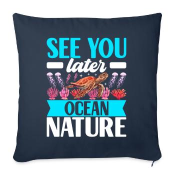 Marine Biology Marine Biologist - Sofa pillowcase 17,3'' x 17,3'' (45 x 45 cm) - navy - Front