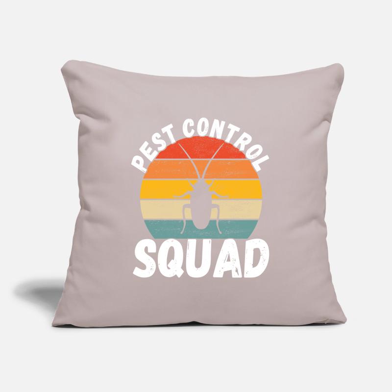 Schädlingsbekämpfung Kammerjäger Sofakissenbezug 45 x 45 cm