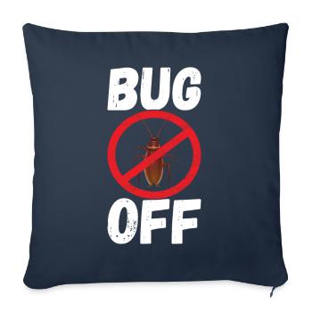 Pest Control Exterminator - Sofa pillowcase 17,3'' x 17,3'' (45 x 45 cm) - navy - Front