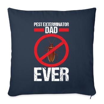 Pest Control Exterminator - Sofa pillowcase 17,3'' x 17,3'' (45 x 45 cm) - navy - Front