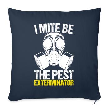 Pest Control Exterminator - Sofa pillowcase 17,3'' x 17,3'' (45 x 45 cm) - navy - Front