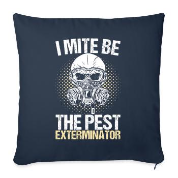 Pest Control Exterminator - Sofa pillowcase 17,3'' x 17,3'' (45 x 45 cm) - navy - Front