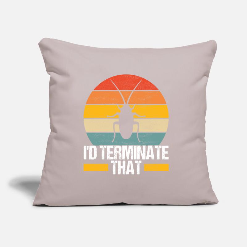 Schädlingsbekämpfung Kammerjäger Sofakissenbezug 45 x 45 cm