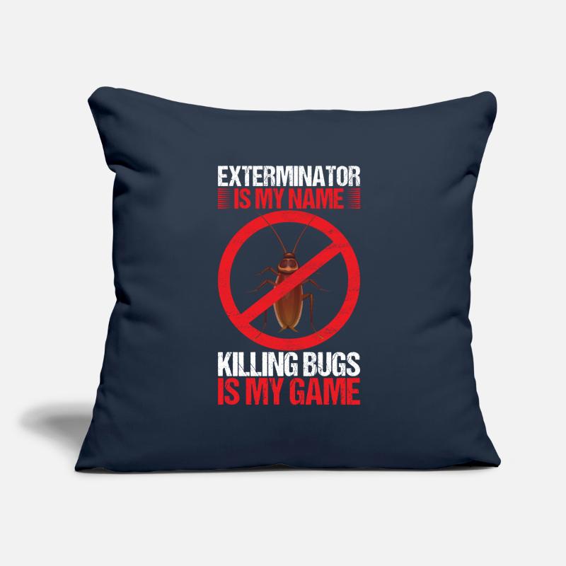 Schädlingsbekämpfung Kammerjäger Sofakissenbezug 45 x 45 cm