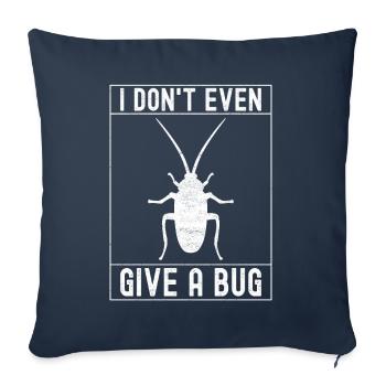 Exterminateurs de lutte antiparasitaire - Housse de coussin décorative 45 x 45 cm - bleu marine - Devant