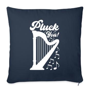 Harfe Design Für Harfenspieler - Sofakissenbezug 45 x 45 cm - Navy - Vorne