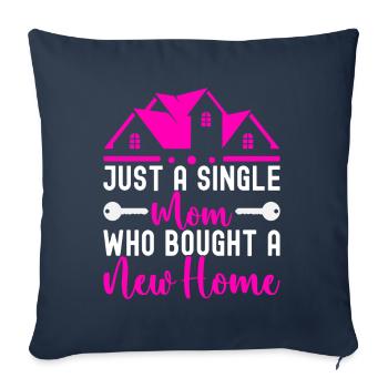Homeowners Housewarming Party - Sofa pillowcase 17,3'' x 17,3'' (45 x 45 cm) - navy - Front