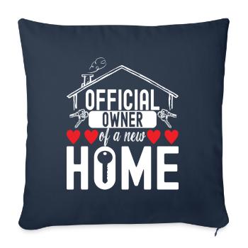Homeowners Housewarming Party - Sofa pillowcase 17,3'' x 17,3'' (45 x 45 cm) - navy - Front