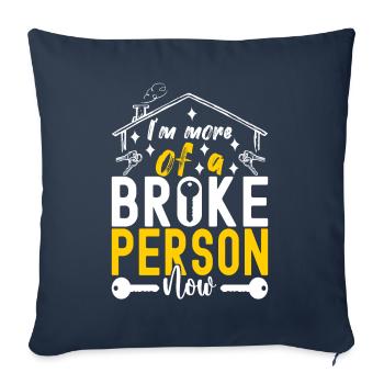 Homeowners Housewarming Party - Sofa pillowcase 17,3'' x 17,3'' (45 x 45 cm) - navy - Front