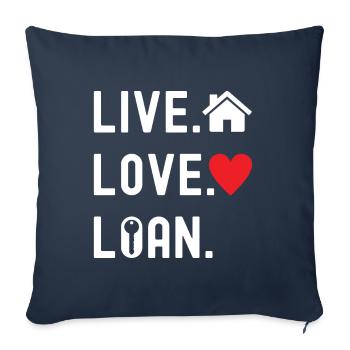 Homeowners Housewarming Party - Sofa pillowcase 17,3'' x 17,3'' (45 x 45 cm) - navy - Front