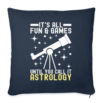Atronome Astronomy - Sofa pillowcase 17,3'' x 17,3'' (45 x 45 cm) - navy - Front