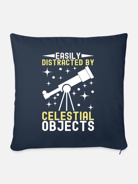 Atronome Astronomie - Sofakissenbezug 45 x 45 cm - Navy